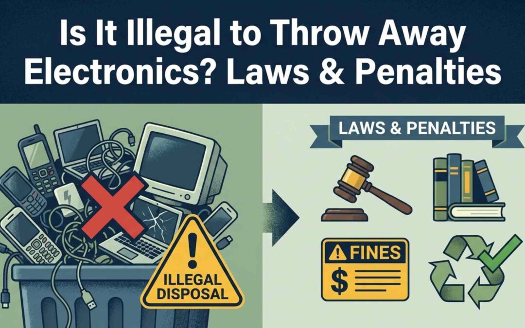Is It Illegal to Throw Away Electronics? Laws & Penalties