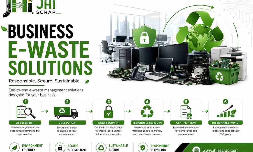 Business E-Waste Solutions Secure, Compliant Electronics Recycling for Companies
