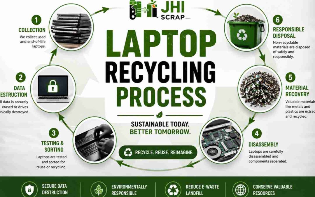 How The Laptop Recycling Process Works From Drop-Off to Raw Material